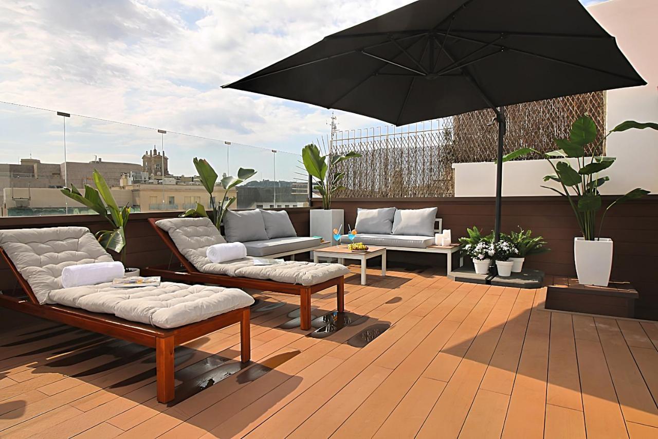 Incredible Penthouse With Jacuzzi In The Center, Unique In The Area Daire Barselona Dış mekan fotoğraf