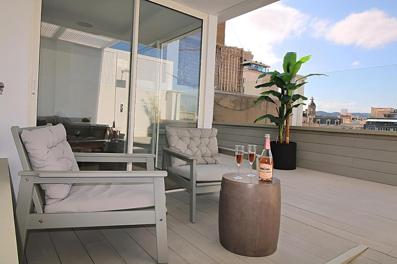 Incredible Penthouse With Jacuzzi In The Center, Unique In The Area Daire Barselona Dış mekan fotoğraf